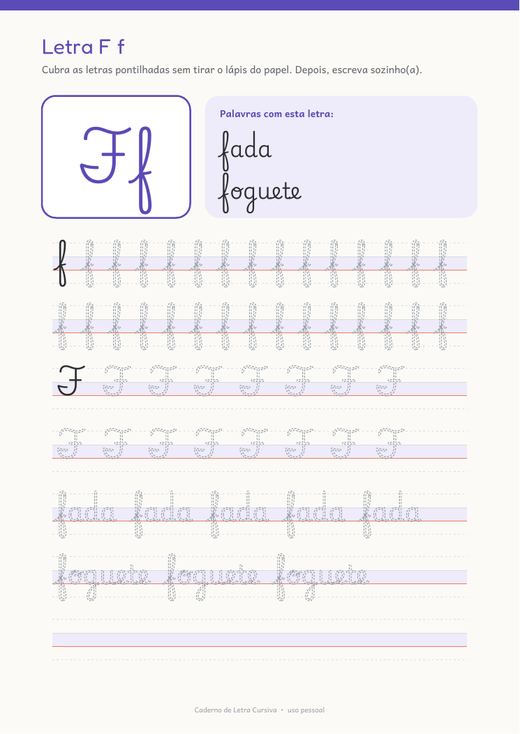 Letra F