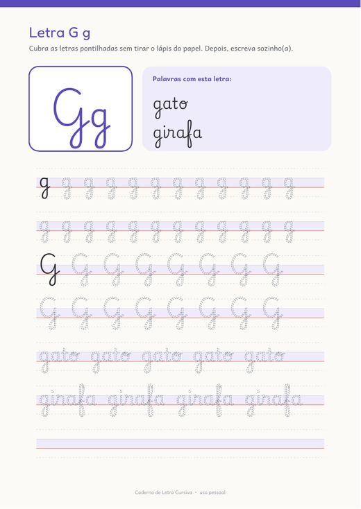 Letra G